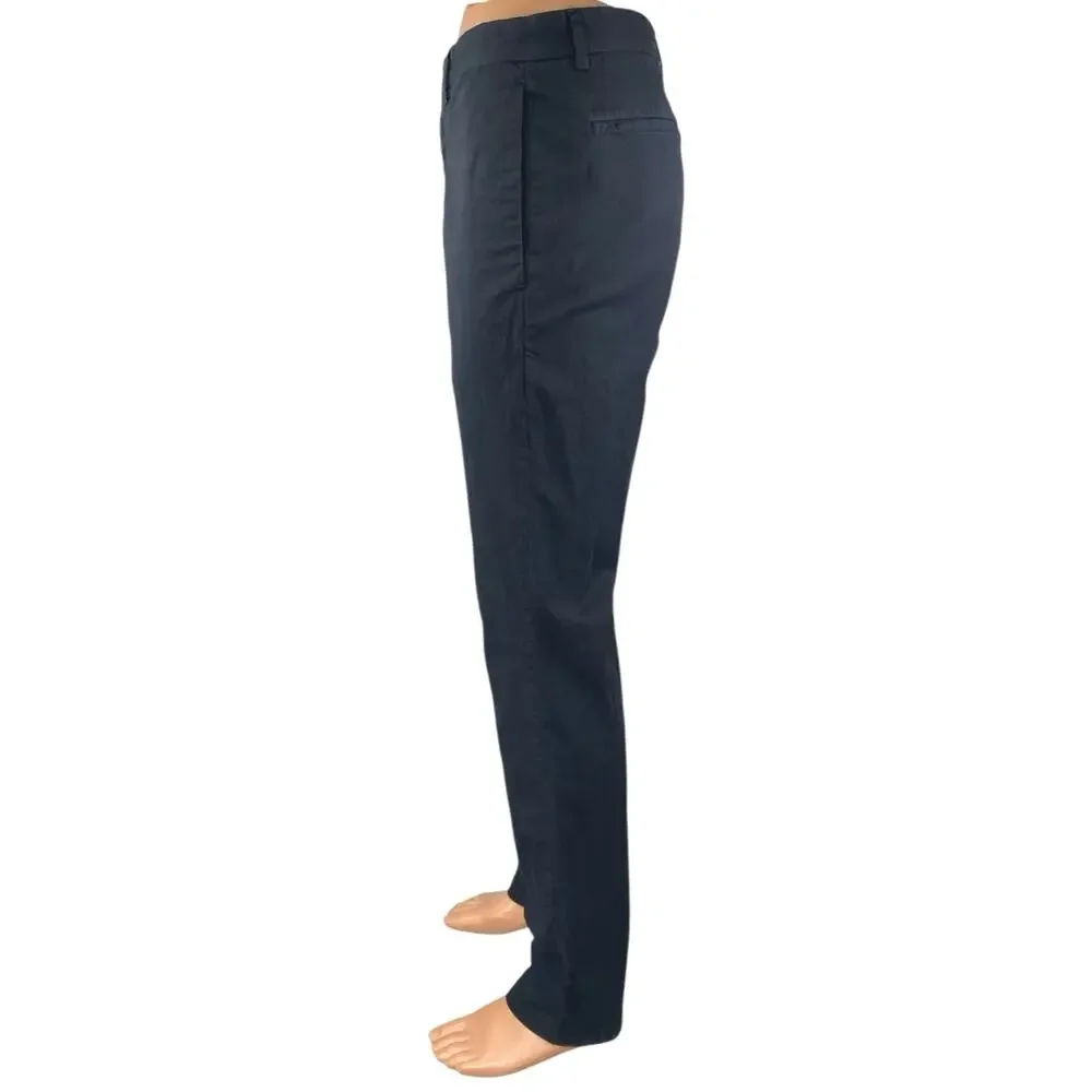 Theory Zaine Men's Blue Straight Leg High Waist Chino Trousers Dress Pants Sz 32